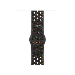 Apple MG9Y4ZM/A accessorio indossabile intelligente Band Nero Alluminio, Fluoroelastomero