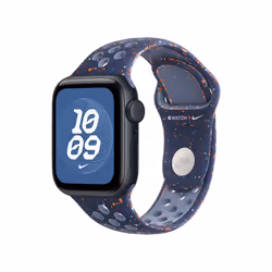 Apple MGA74ZM/A accessorio indossabile intelligente Band Blu Alluminio, Fluoroelastomero - Vista aggiuntiva 2