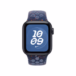 Apple MGA74ZM/A accessorio indossabile intelligente Band Blu Alluminio, Fluoroelastomero - Vista aggiuntiva 3