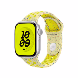 Apple MGAA4ZM/A accessorio indossabile intelligente Band Giallo Alluminio, Fluoroelastomero - Vista aggiuntiva 2
