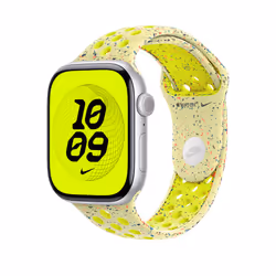 Apple MGC04ZM/A accessorio indossabile intelligente Band Giallo Alluminio, Fluoroelastomero - Vista aggiuntiva 2