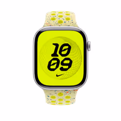 Apple MGC04ZM/A accessorio indossabile intelligente Band Giallo Alluminio, Fluoroelastomero - Vista aggiuntiva 3