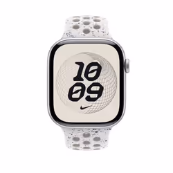 Apple Nike Sport Band Grigio Alluminio, Fluoroelastomero - Vista aggiuntiva 3