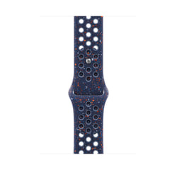 Apple Nike Sport Band Blu Alluminio, Fluoroelastomero