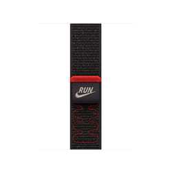 Apple Nike Sport Loop Band Nero Nylon, Poliestere riciclato, Spandex