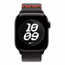 Apple Nike Sport Loop Band Nero Nylon, Poliestere riciclato, Spandex - Vista aggiuntiva 3