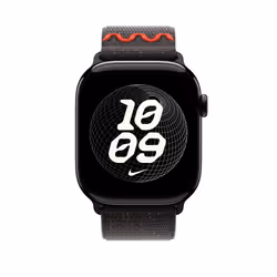Apple Nike Sport Loop Band Nero Nylon, Poliestere riciclato, Spandex - Vista aggiuntiva 3