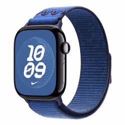 Apple MGD64ZM/A accessorio indossabile intelligente Band Blu Nylon, Poliestere riciclato, Spandex - Vista aggiuntiva 2