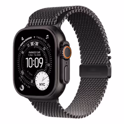 Apple MGHU4ZM/A accessorio indossabile intelligente Band Nero Titanio - Vista aggiuntiva 2