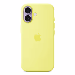 Apple Custodia MagSafe in silicone per iPhone 17 - Giallo neon - Vista aggiuntiva 2