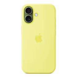 Apple Custodia MagSafe in silicone per iPhone 17 - Giallo neon - Vista aggiuntiva 3