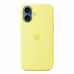 Apple Custodia MagSafe in silicone per iPhone 17 - Giallo neon - Vista aggiuntiva 4