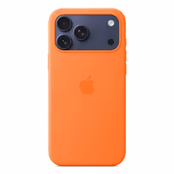 Apple Custodia MagSafe in silicone per iPhone 17 Pro Max - Arancione - Vista aggiuntiva 3