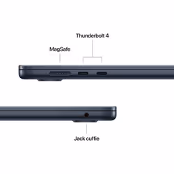 Apple MacBook Air 15" M5 chip 10‑core CPU 10‑core GPU, 16GB, 512GB SSD - Mezzanotte - Vista aggiuntiva 6