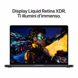 Apple MacBook Pro 16" M5 Pro chip 18‑core CPU 20‑core GPU, 24GB, 1TB SSD - Nero siderale - Vista aggiuntiva 6