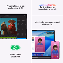 Apple MacBook Pro 16" M5 Pro chip 18‑core CPU 20‑core GPU, 48GB, 1TB SSD - Nero siderale - Vista aggiuntiva 8