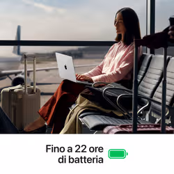 Apple MacBook Pro 14" M5 Pro chip 15‑core CPU 16‑core GPU, 24GB, 1TB SSD - Argento - Vista aggiuntiva 5