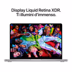 Apple MacBook Pro 14" M5 Pro chip 15‑core CPU 16‑core GPU, 24GB, 1TB SSD - Argento - Vista aggiuntiva 6