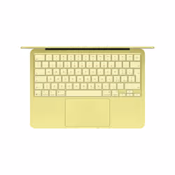 Apple MacBook Neo 13"A18 Pro chip 6‑core CPU 5‑core GPU 8GB 256GB SSD - Giallo agrume - Vista aggiuntiva 2