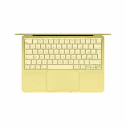 Apple MacBook Neo 13"A18 Pro chip 6‑core CPU 5‑core GPU 8GB 512GB SSD Touch ID - Giallo agrume - Vista aggiuntiva 2