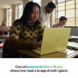 Apple MacBook Neo 13"A18 Pro chip 6‑core CPU 5‑core GPU 8GB 256GB SSD - Indaco - Vista aggiuntiva 4