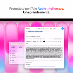 Apple MacBook Neo 13"A18 Pro chip 6‑core CPU 5‑core GPU 8GB 256GB SSD - Rosa pastello - Vista aggiuntiva 7
