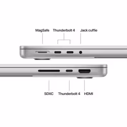 Apple MacBook Pro 14" M5 chip 10‑core CPU 10‑core GPU, 32GB, 1TB SSD - Argento - Vista aggiuntiva 7