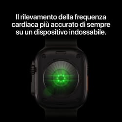 Apple Watch Ultra 4 GPS + Cellular, Cassa 49 mm in titanio naturale con Alpine Loop duna - S