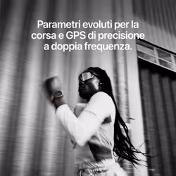 Apple Watch Ultra 4 GPS + Cellular, Cassa 49 mm in titanio naturale con Alpine Loop duna - L - Vista aggiuntiva 4