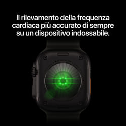Apple Watch Ultra 4 GPS + Cellular, Cassa 49 mm in titanio nero con Alpine Loop borgogna - M