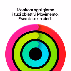 Apple Watch SE (3nd generation) SE 3 GPS, Cassa 40 mm in alluminio mezzanotte con Cinturino Sport blu marino - S/M - Vista aggiuntiva 2