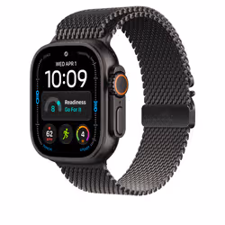 Apple Loop in maglia milanese in titanio nero (49 mm) - Small - Vista aggiuntiva 2