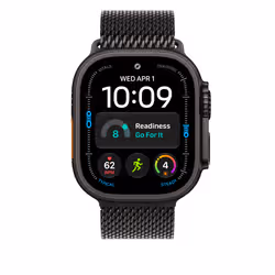 Apple Loop in maglia milanese in titanio nero (49 mm) - Medium - Vista aggiuntiva 3