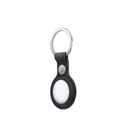 Apple Portachiavi AirTag in tessuto FineWoven - Nero - Vista aggiuntiva 2