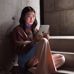 Apple iPad mini Wi-Fi 256GB Vetro nanotexture - Galassia (A20 Pro) - Vista aggiuntiva 8