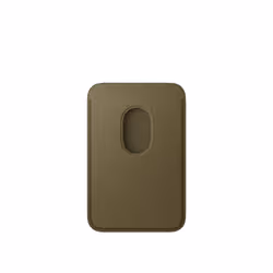 Apple Portafoglio MagSafe in tessuto FineWoven per iPhone - Verde olivo - Vista aggiuntiva 2