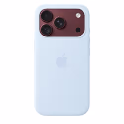 Apple Custodia MagSafe in silicone per iPhone 18 Pro - Celeste vivace - Vista aggiuntiva 2