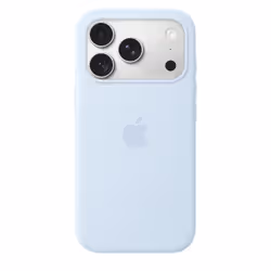 Apple Custodia MagSafe in silicone per iPhone 18 Pro - Celeste vivace - Vista aggiuntiva 3
