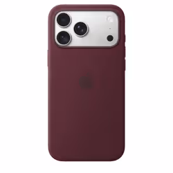 Apple Custodia MagSafe in silicone per iPhone 18 Pro Max - Borgogna - Vista aggiuntiva 3