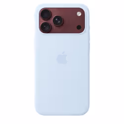 Apple Custodia MagSafe in silicone per iPhone 18 Pro Max - Celeste vivace - Vista aggiuntiva 2