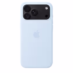 Apple Custodia MagSafe in silicone per iPhone 18 Pro Max - Celeste vivace - Vista aggiuntiva 4