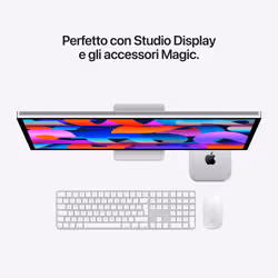 Apple Mac mini: Chip M6 con cpu 12 core e gpu 12 core, 512GB SSD - Argento - Vista aggiuntiva 5