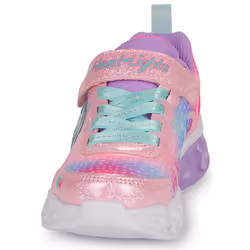Scarpe bambini Skechers FLUTTER HEART LIGHTS Rosa - 33 - Vista aggiuntiva 3
