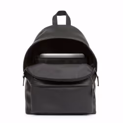 Eastpak Padded Pak'r Grained Black2 zaino Zaino casual Nero PU pelle, Poliestere
