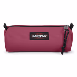 Eastpak Benchmark Single, Astuccio portamatite, Nylon, Borgogna, Monocromatico, Wine Burgundy, Cerniera