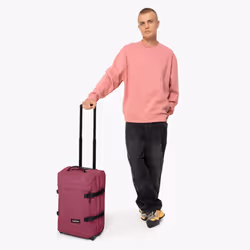 Eastpak Tranverz S Trolley Guscio morbido Nero, Borgogna 42 L Poliestere - Vista aggiuntiva 8