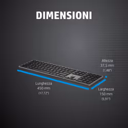 HP Tastiera wireless 975 Dual-Mode - Vista aggiuntiva 4