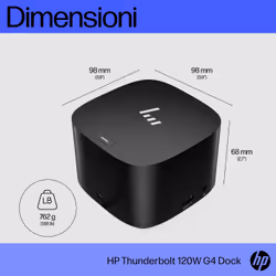 HP Dock Thunderbolt 120 W G4 - Vista aggiuntiva 6