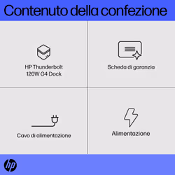 HP Dock Thunderbolt 120 W G4 - Vista aggiuntiva 7