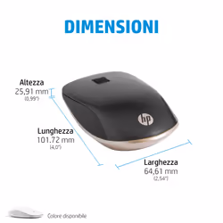HP Mouse Bluetooth 410 Slim bianco - Vista aggiuntiva 8